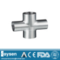 ISO/IDF Sanitary welded cross pipe fittings